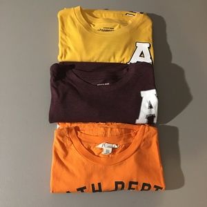 Lot of 3 Aeropostale Men's Short Sleeve TShirts
